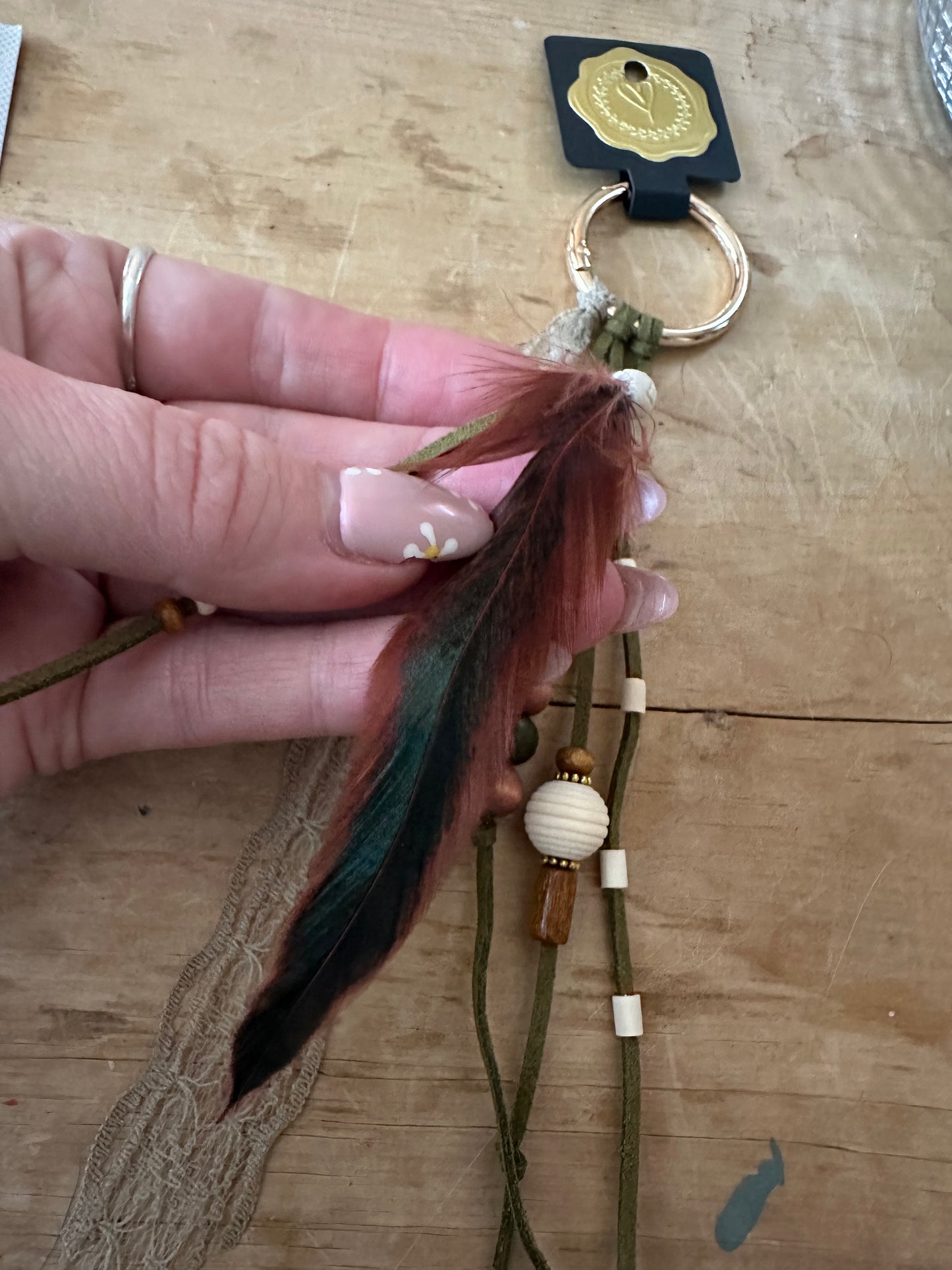 BC0203 Olive Boot Tassel