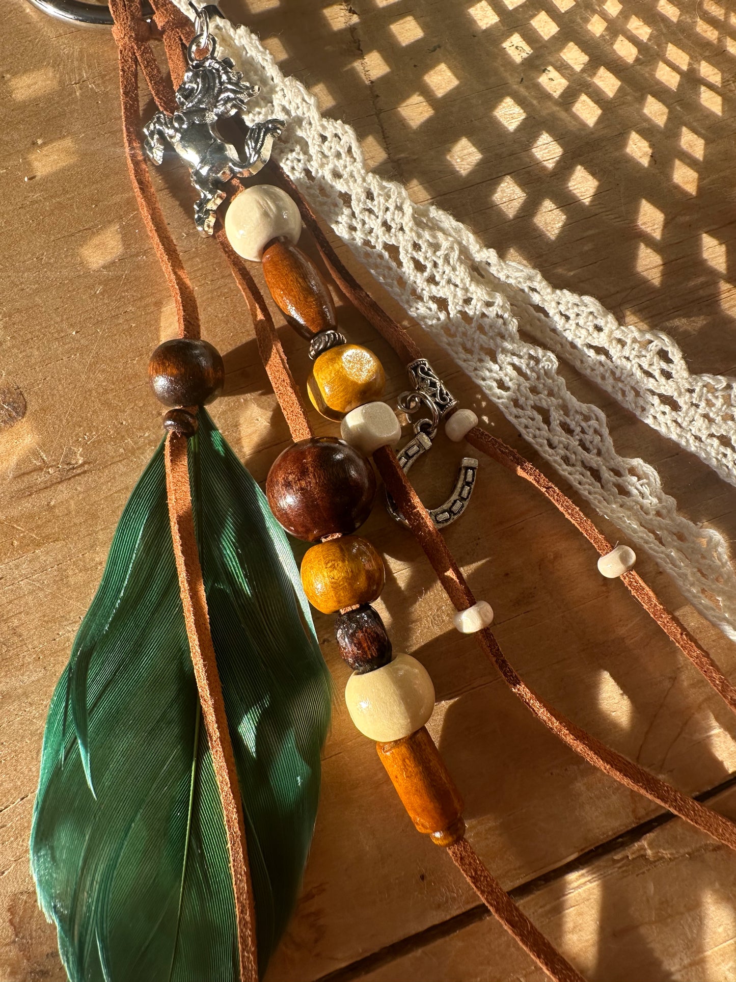 BC0010 Toffee and lace stallion boot tassel