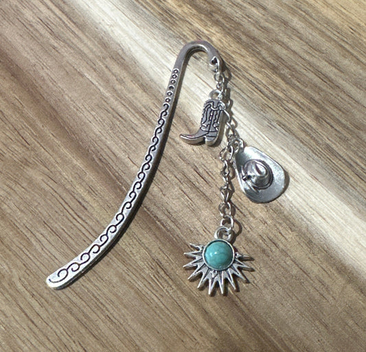 Boho charm chain bookmark