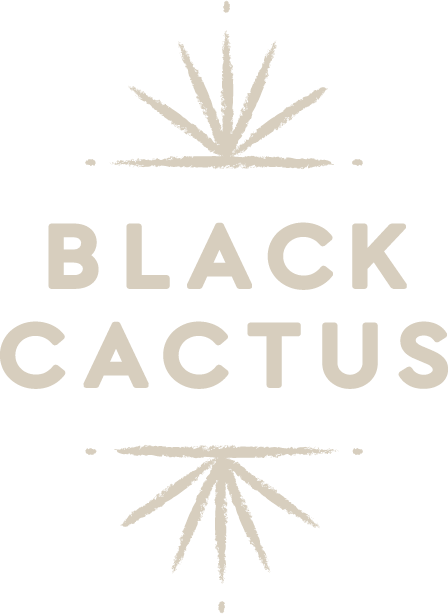 Black Cactus Tassels