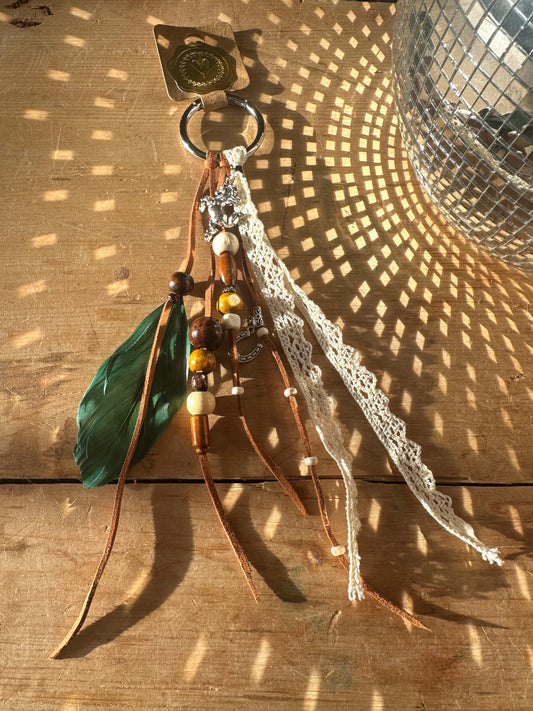 BC0010 Toffee and lace stallion boot tassel